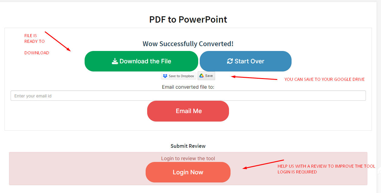 PDF to PowerPoint CONVERTER