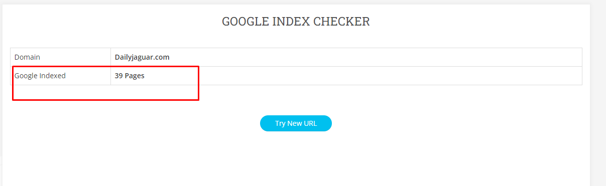 google index checker